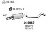 ASSO 34.6069 Middle Silencer